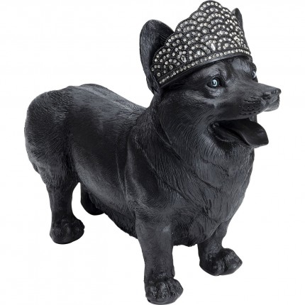 Deco Royal Standing Corgi black Kare Design