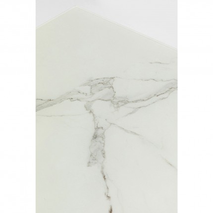 Eettafel Amsterdam Marble 160(+40+40)x90cm Kare Design