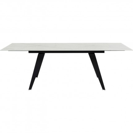 Eettafel Amsterdam Marble 160(+40+40)x90cm Kare Design