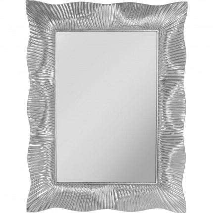 Spiegel  Wavy Zilver 94x124cm Kare Design