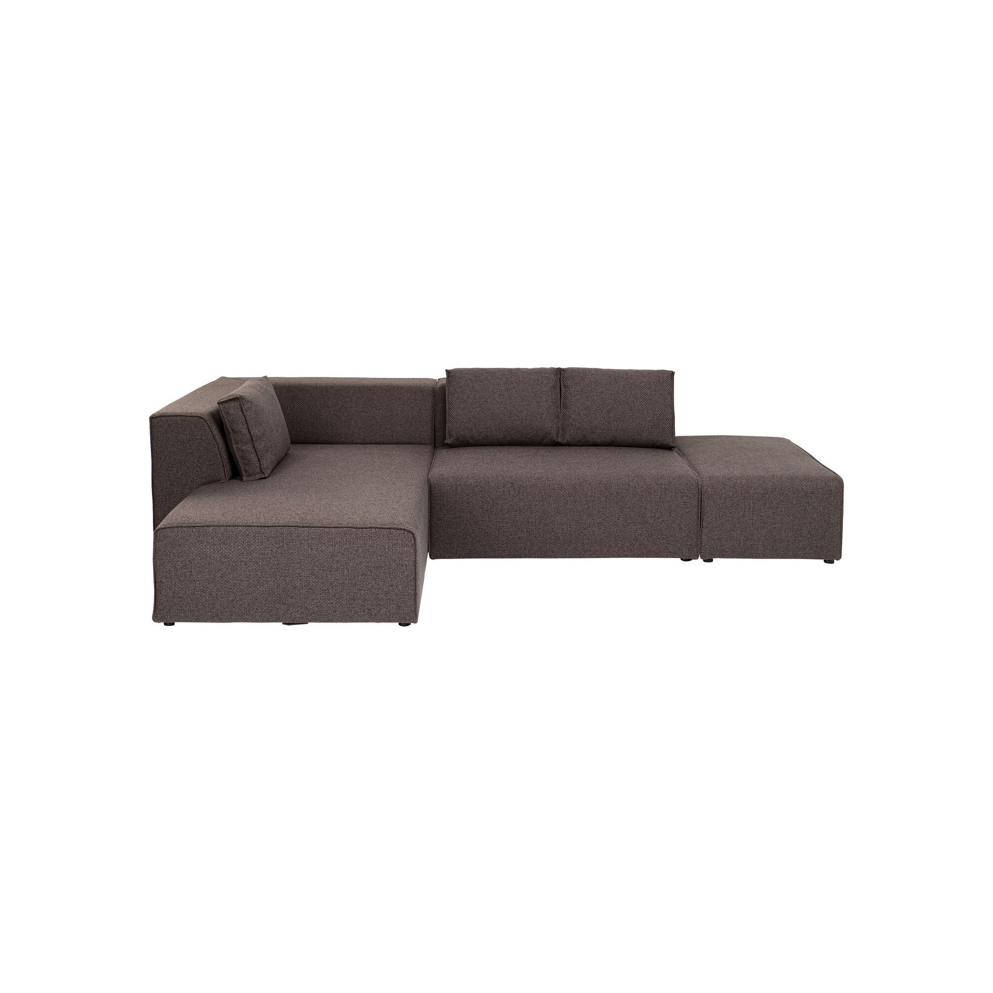 Canapé d angle Infinity Dolce marron gauche