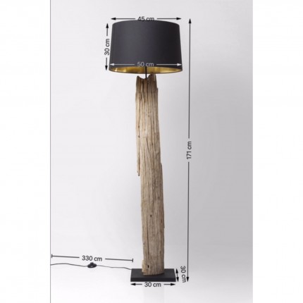 Vloerlamp Nature Straight 150cm Kare Design