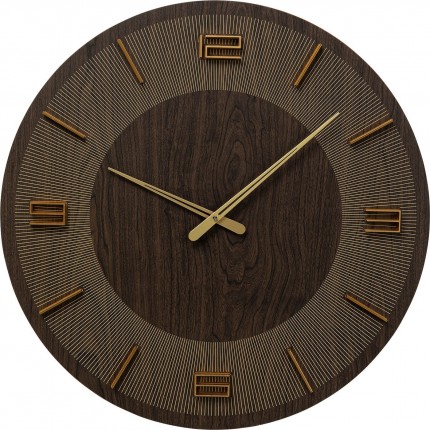 Wall Clock Levi 60cm brown Kare Design