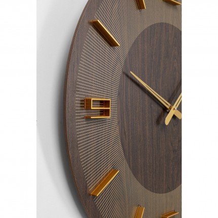 Wall Clock Levi 60cm brown Kare Design