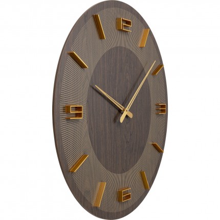 Wall Clock Levi 60cm brown Kare Design