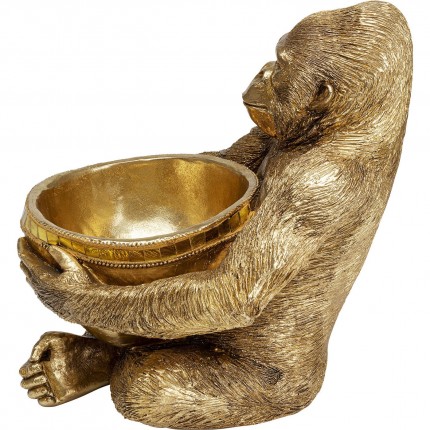 Decoratie gouden gorilla snede Kare Design