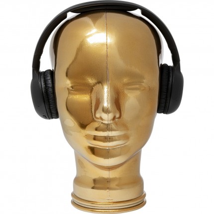 Headphone Mount Gold Metallic Kare Design