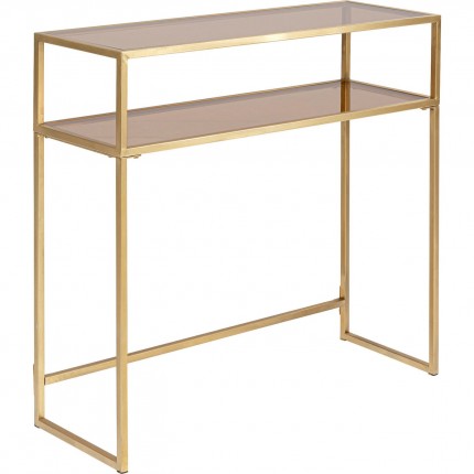 Console Loft gouden 85x30cm Kare Design