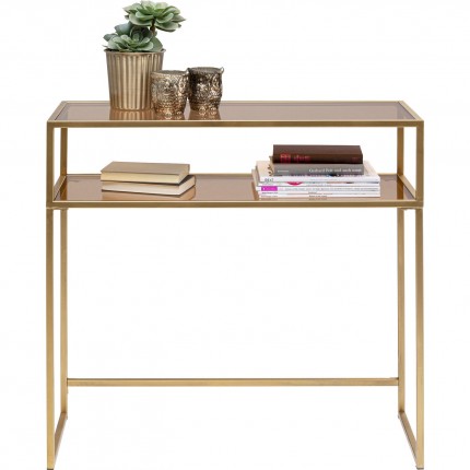 Console Loft gouden 85x30cm Kare Design