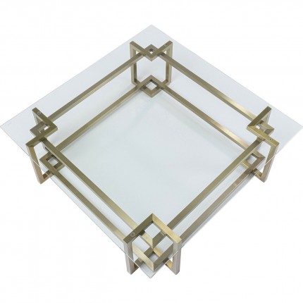 Coffee Table Clara Gold 120x120cm Kare Design