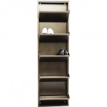 Schoenenkast Caruso bronze 5 laden Kare Design