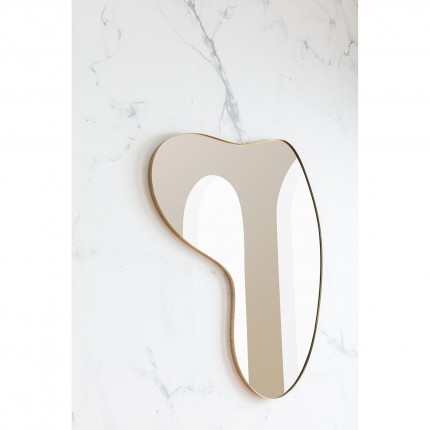 Wall Mirror Shape Brass 110x120cm Kare Design