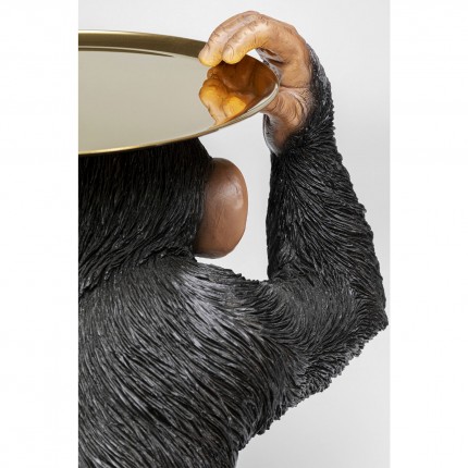 Woonaccessoires Butler Spelende Chimp zwart Kare Design