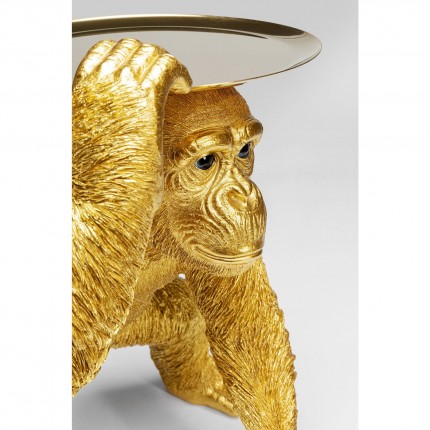 Woonaccessoires Butler Spelende Chimp Goud 52cm Kare Design