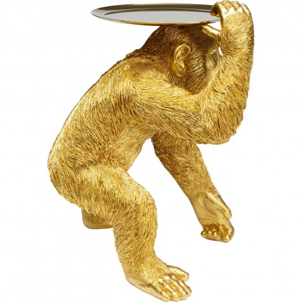 Woonaccessoires Butler Spelende Chimp Goud 52cm Kare Design