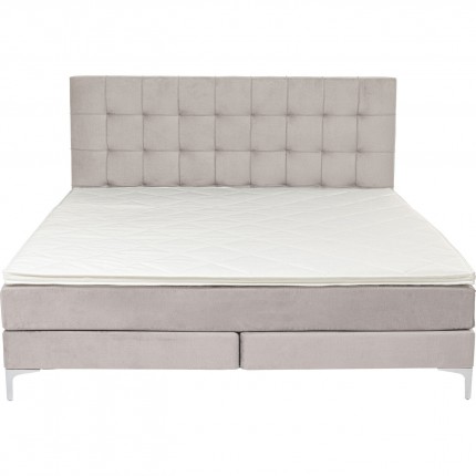 Bed boxspring Benito creme Kare Design