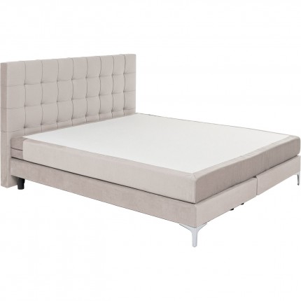 Bed boxspring Benito creme Kare Design