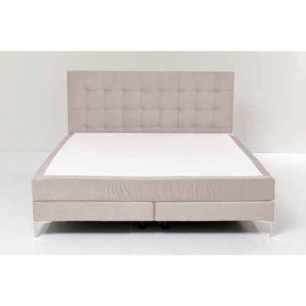 Bed boxspring Benito creme Kare Design