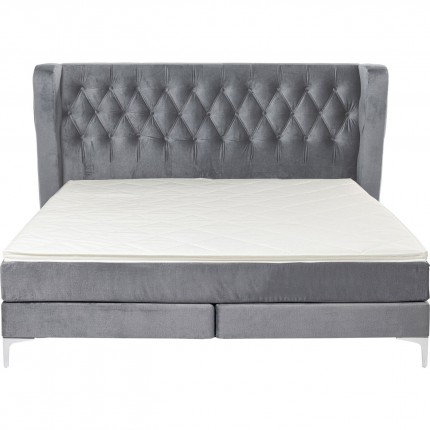 Bed Boxspring Benito Moon grijs Kare Design