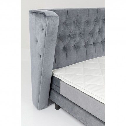 Bed Boxspring Benito Moon grijs Kare Design