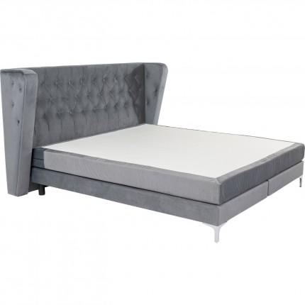 Bed Boxspring Benito Moon grijs Kare Design