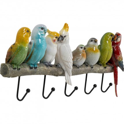 Wand kapstok Exotic Birds Kare Design