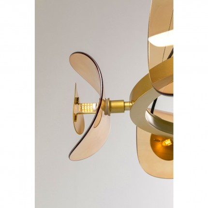 Hanglamp Mariposa 81cm goud Kare Design