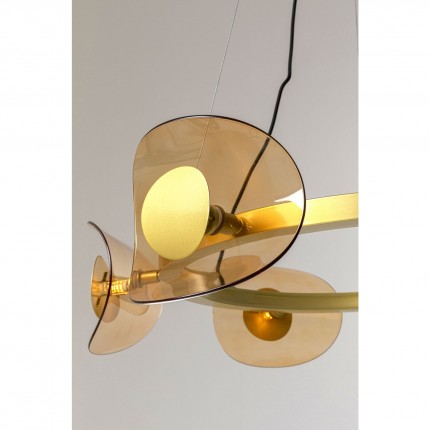 Hanglamp Mariposa 81cm goud Kare Design