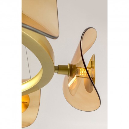 Hanglamp Mariposa 81cm goud Kare Design