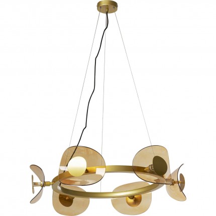 Hanglamp Mariposa 81cm goud Kare Design