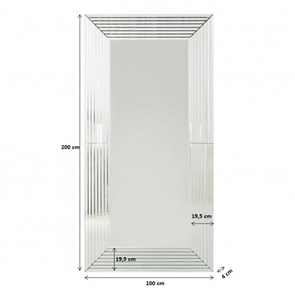 Spiegel Linea 200x100cm Kare Design