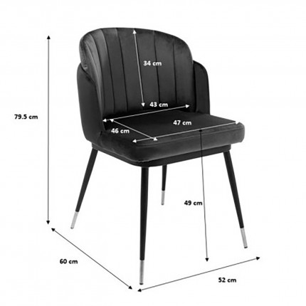 Chair Hojas Blue Kare Design