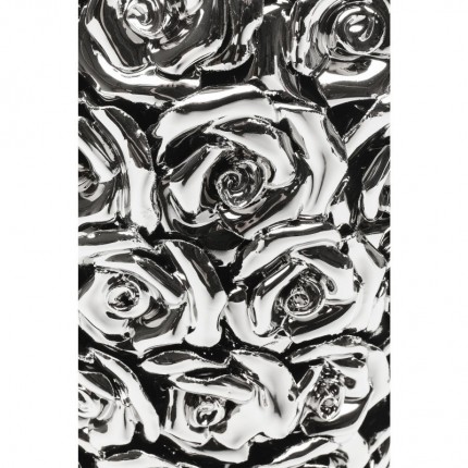 Vase Roses 45cm chrome Kare Design