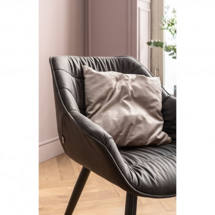 Chair with armrests Thelma grey Kare Design