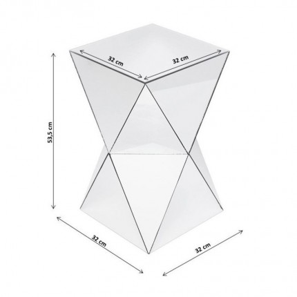 Bijzettafel Luxury Triangle Kare Design