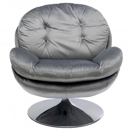 Draaifauteuil Cosy grijs Kare Design