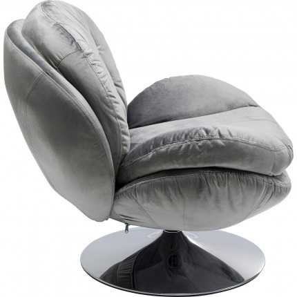 Draaifauteuil Cosy grijs Kare Design