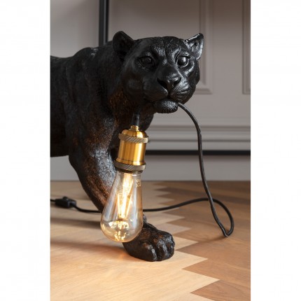 Table Lamp black panther Kare Design