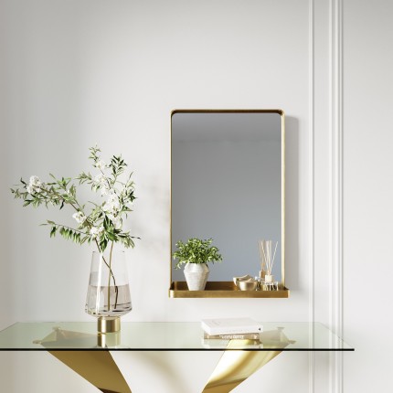 Console Gloria 140x45cm goud Kare Design