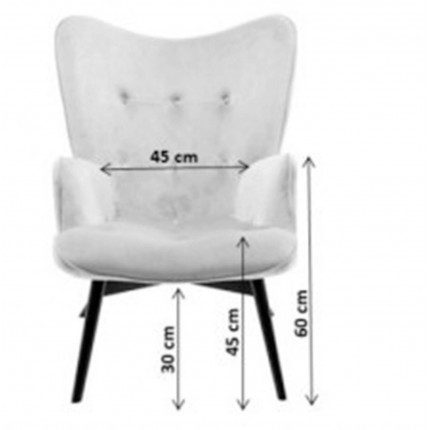 Fauteuil Vicky creme Kare Design