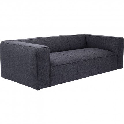 Sofa Cubetto 3-Zits donkergrijs Kare Design