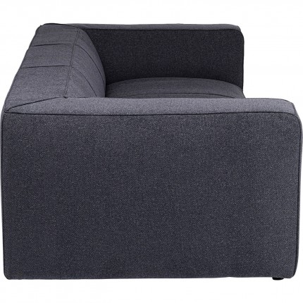 Sofa Cubetto 3-Zits donkergrijs Kare Design