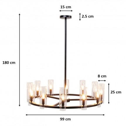 Hanglamp Candel Crown Kare Design