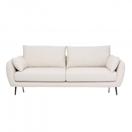 Sofa Amalfi 2-Zits creme Kare Design