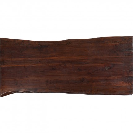 Eettafel Harmony 200x100cm walnoot staal Kare Design