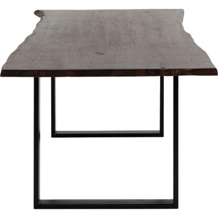 Eettafel Harmony 180x90cm walnoot zwart Kare Design