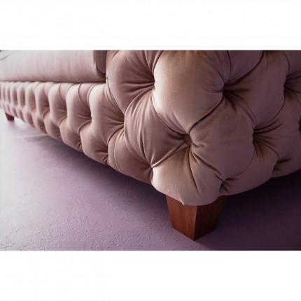 Sofa Desire 3-Zits fluweel creme Kare Design