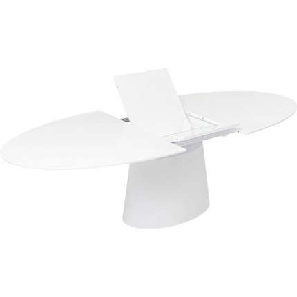 Extension Table Benvenuto oval white Kare Design