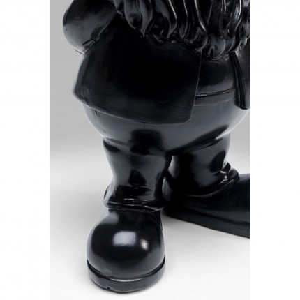 Deco gnome standing 30cm black gold Kare Design