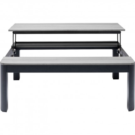 Multifunctionele Tuin Salontafel Holiday Zwart Kare Design